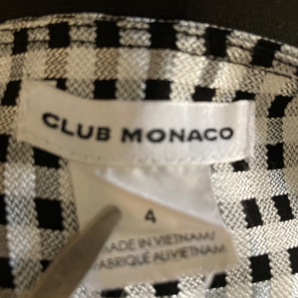 Black and White Cropped Pants by Club Monaco - Picture 9 of 9
